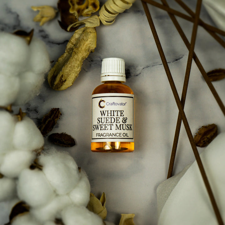 White Suede Sweet Musk fragance oil