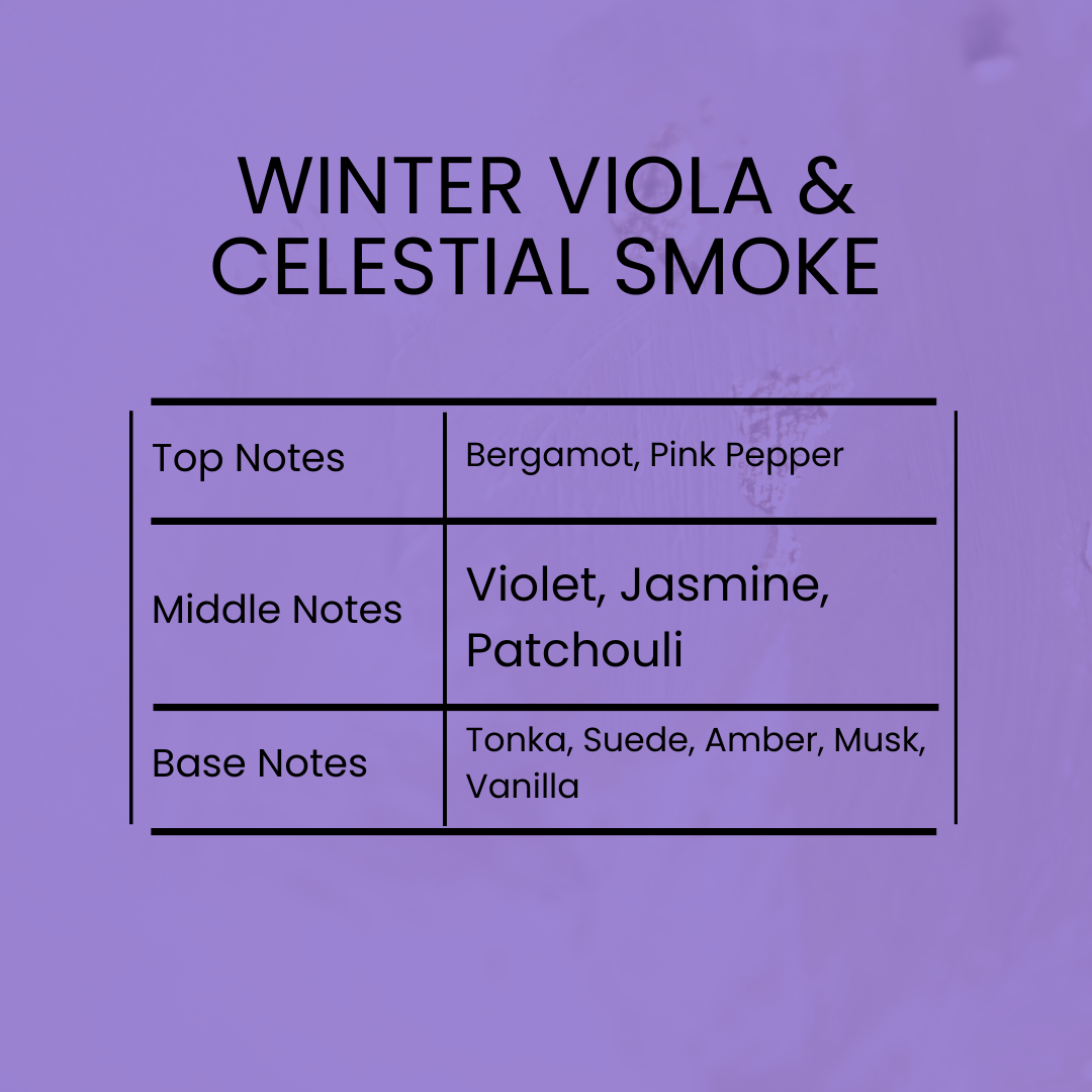 Winter Viola & Celestial Smoke Fragrance Oil
