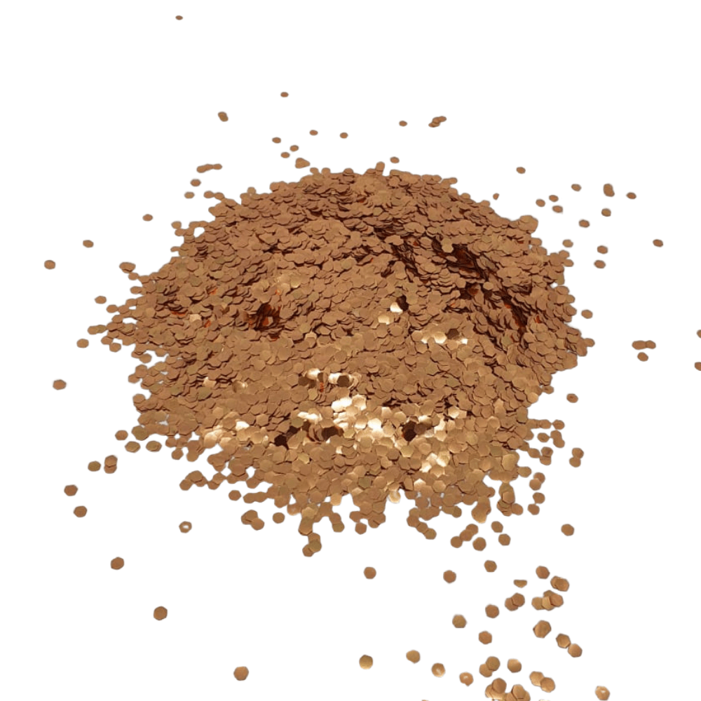 Burnt Orange Biodegradable Cosmetic Glitter - Craftovator